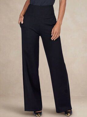 NIB NWT KiraGrace High Waist Wide Leg Pant, Black, Medium